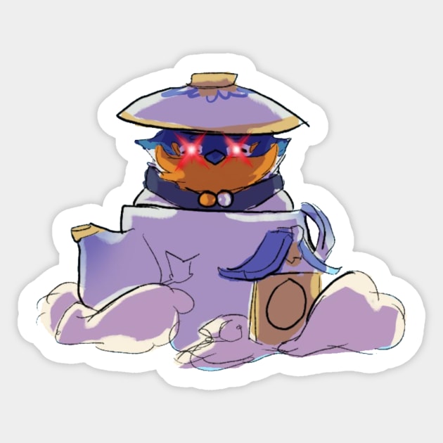 Genshin Teapot Spirit Sticker by stoopid-smoo